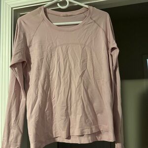 Lululemon swiftly Pink Long Sleeve Top